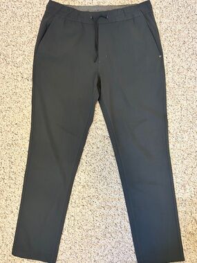 Vuori Men’s Meta Elastic Waist Pants Size Large L Grey Chino Commuter Travel